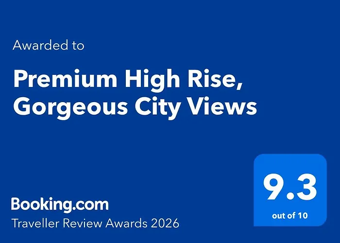 Premium High Rise, Gorgeous Views Daire *